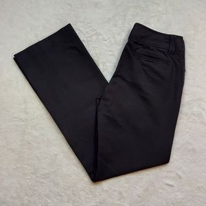 Eddie Bauer Vashon Fit Black Mid Rise Straight Leg Pants Size 6